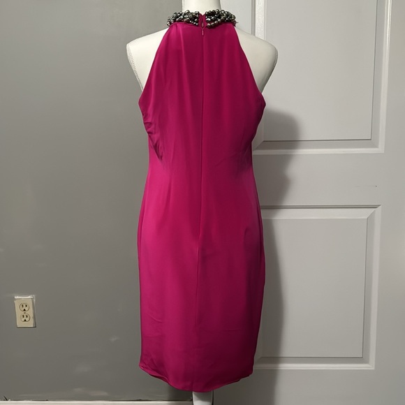 Fuchsia Color dress - Carmen Marc Valvo- size 12 - Picture 4 of 7